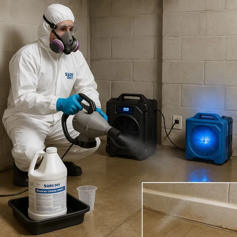 Sanitization and Odor Removal process in Whitesboro, TX