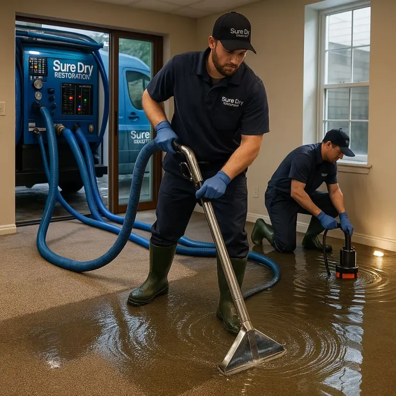 Water Extraction and Removal process in Whitesboro, TX